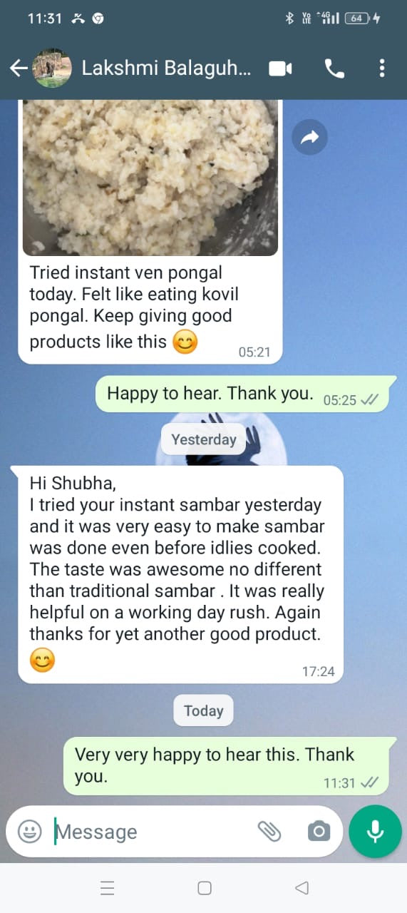 Instant Sambar - 120 gms