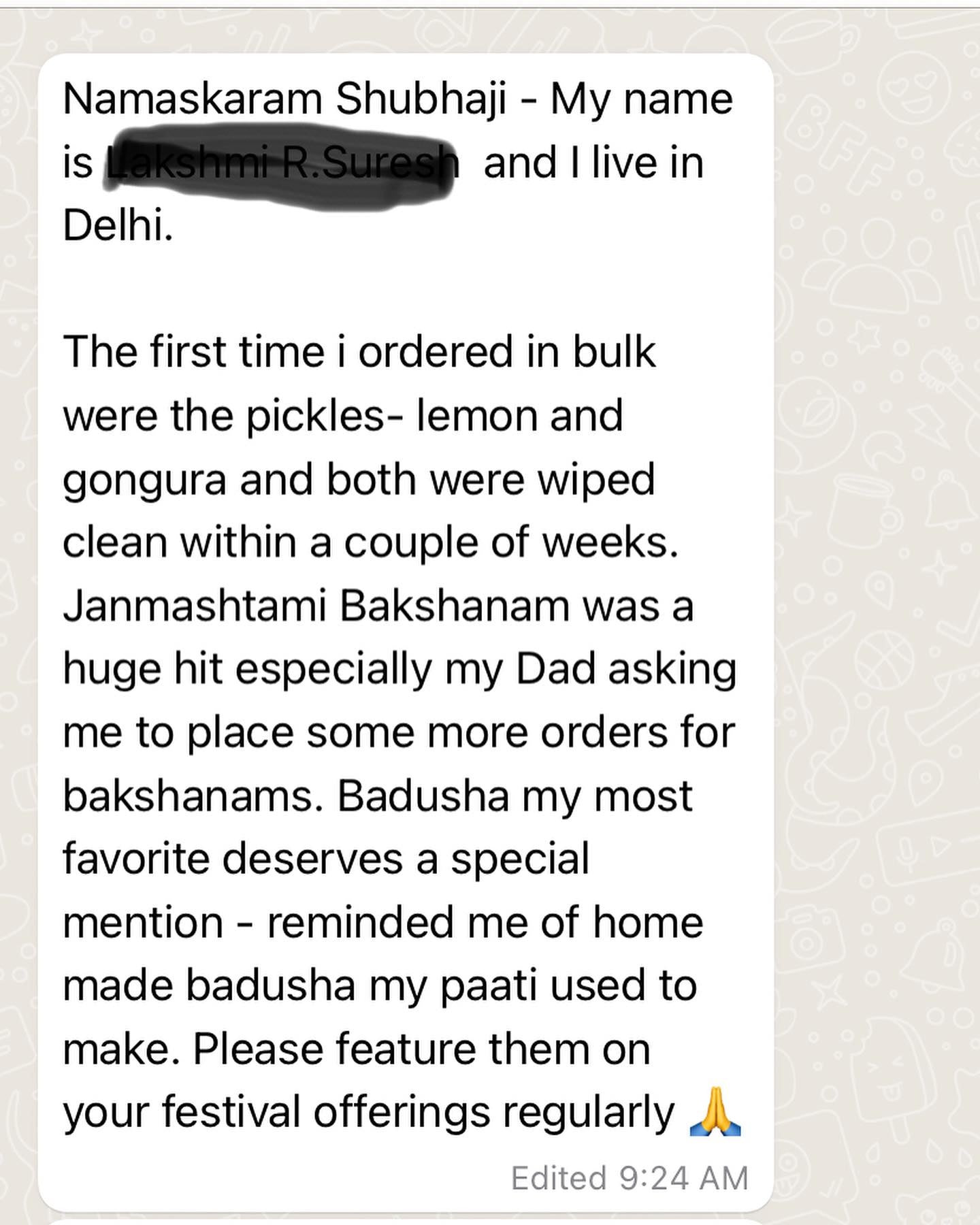 Badusha - 250 gms - PRE ORDER FOR DIWALI
