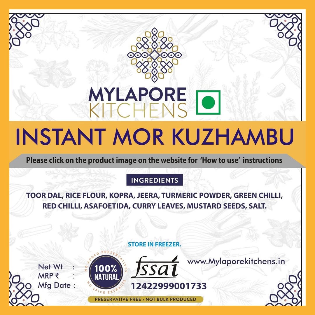 Instant Mor Kuzhambu Podi - 150 gms