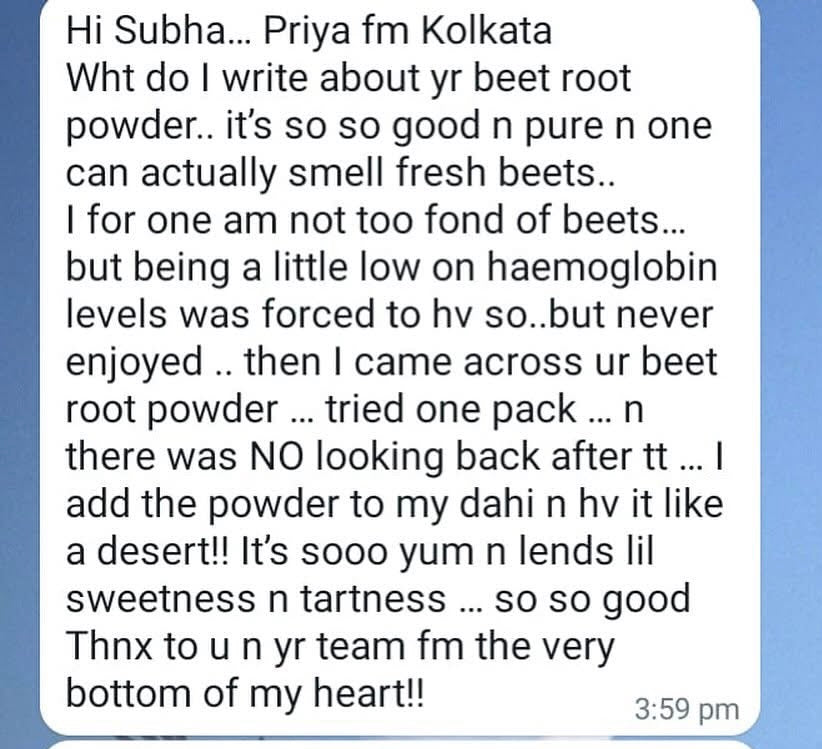 Beetroot powder - 100 gms no