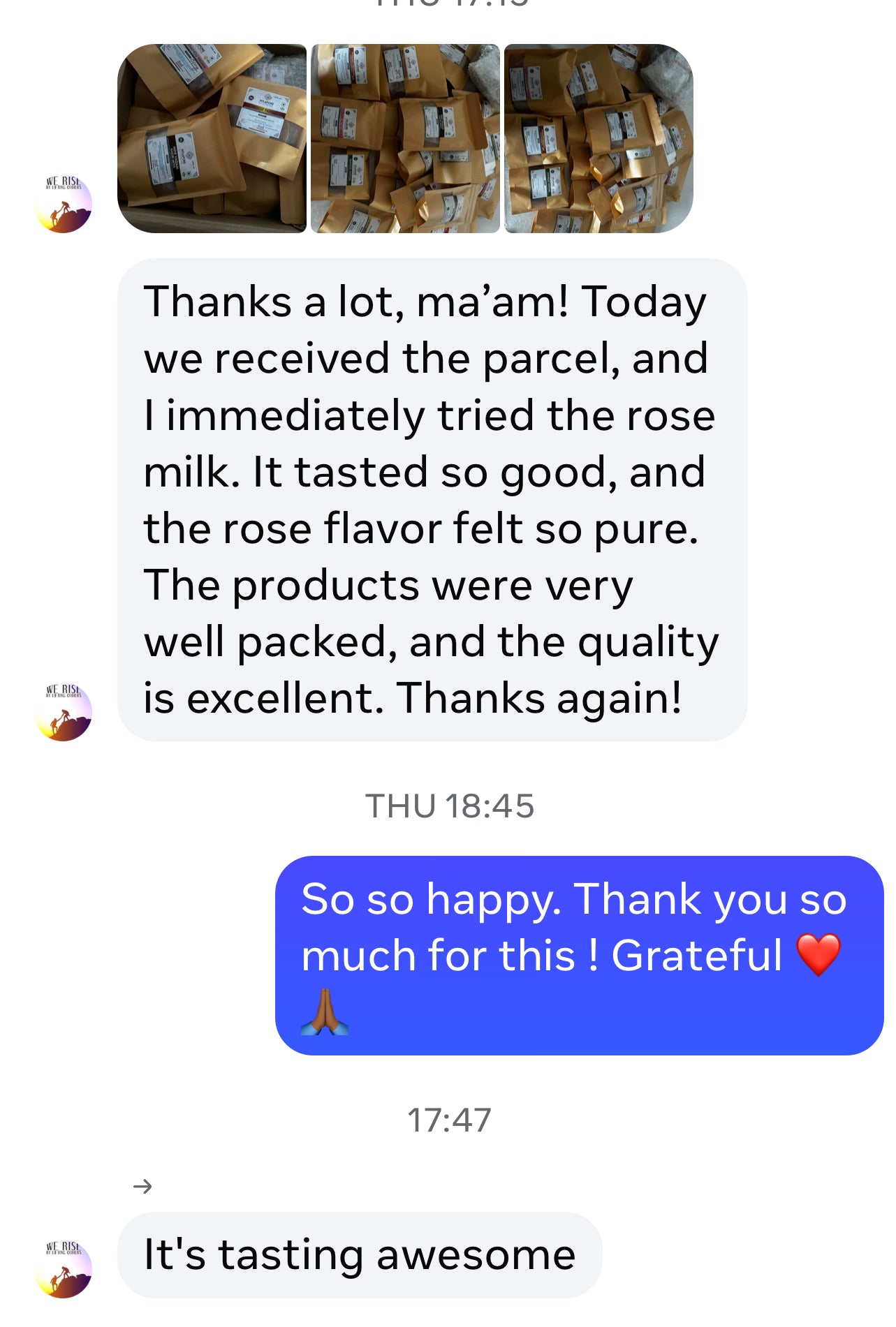 Pure Rose Milk Powder - 120 gms