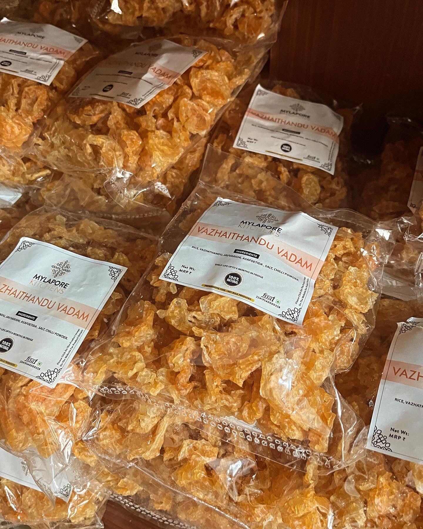 Vazhaithandu Vadam spicy - 200 gms -