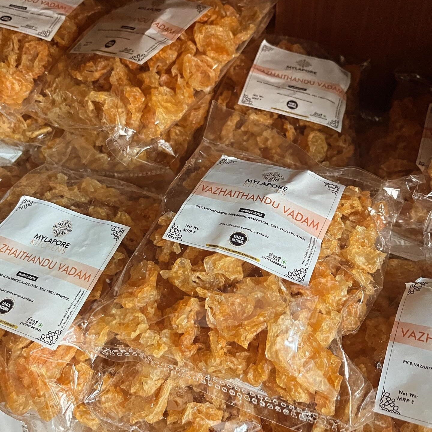 Vazhaithandu Vadam spicy - 200 gms -