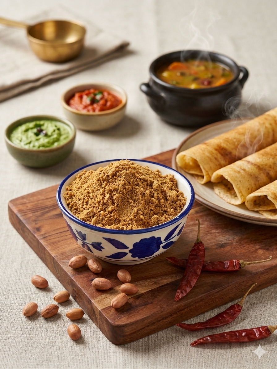 Peanut Garlic Podi for Idli / Dosa 150g