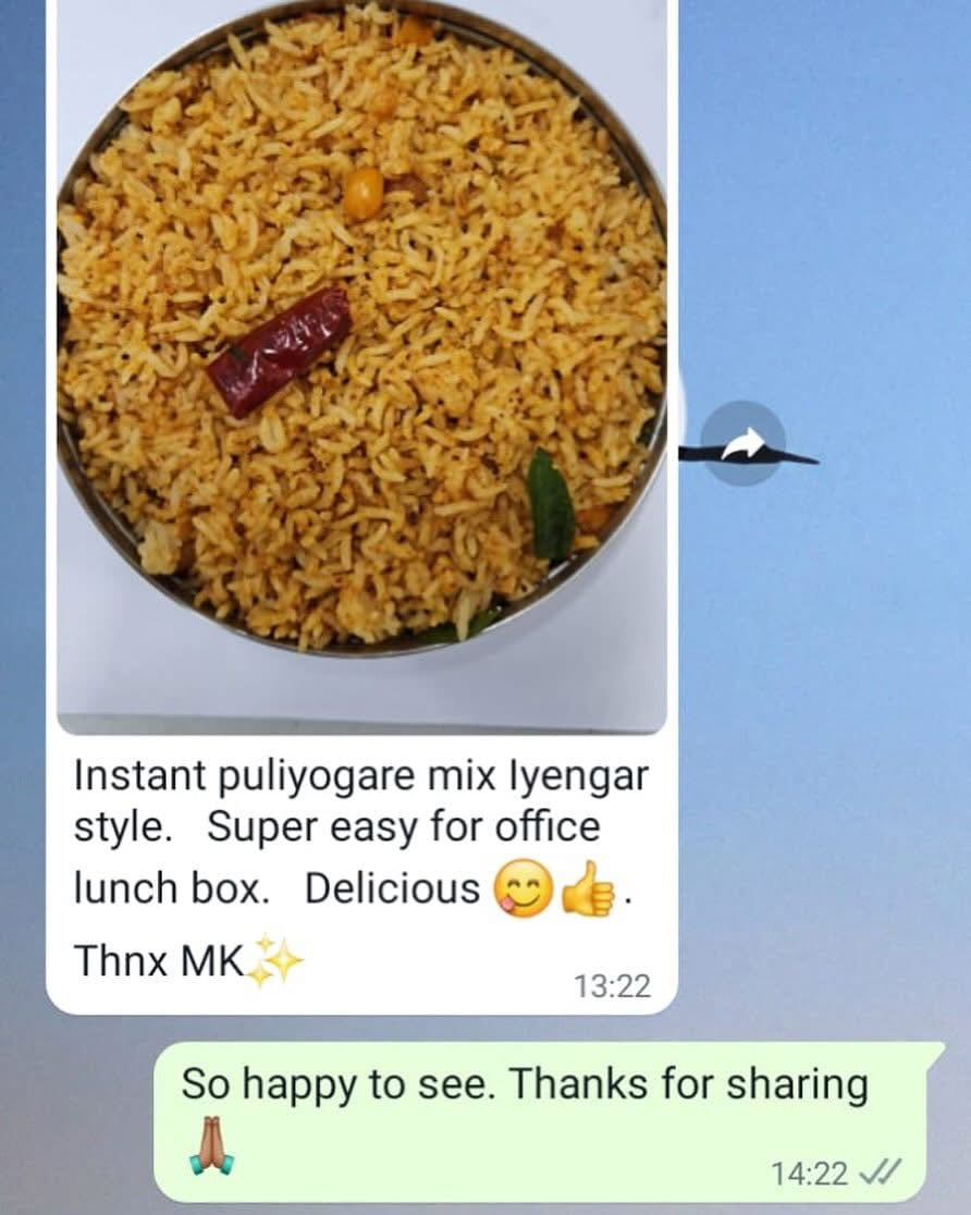 Iyengar style puliyogare mix - 150 gms
