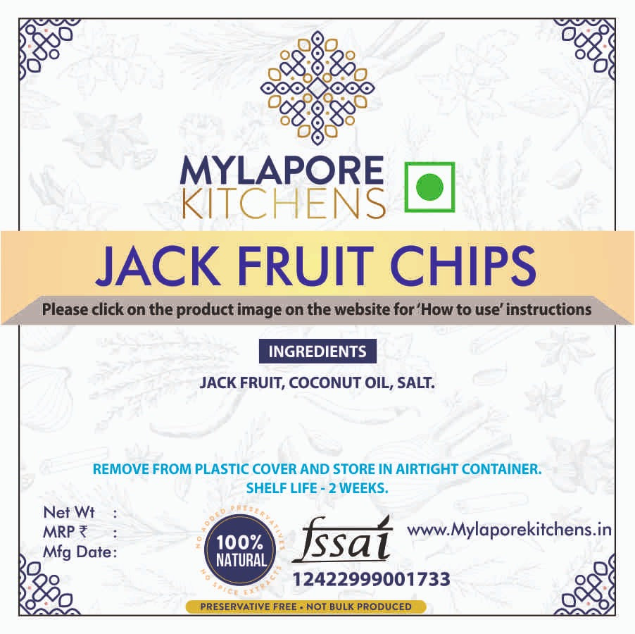 Jack fruit chips - 250 gms- READY TO SHIP
