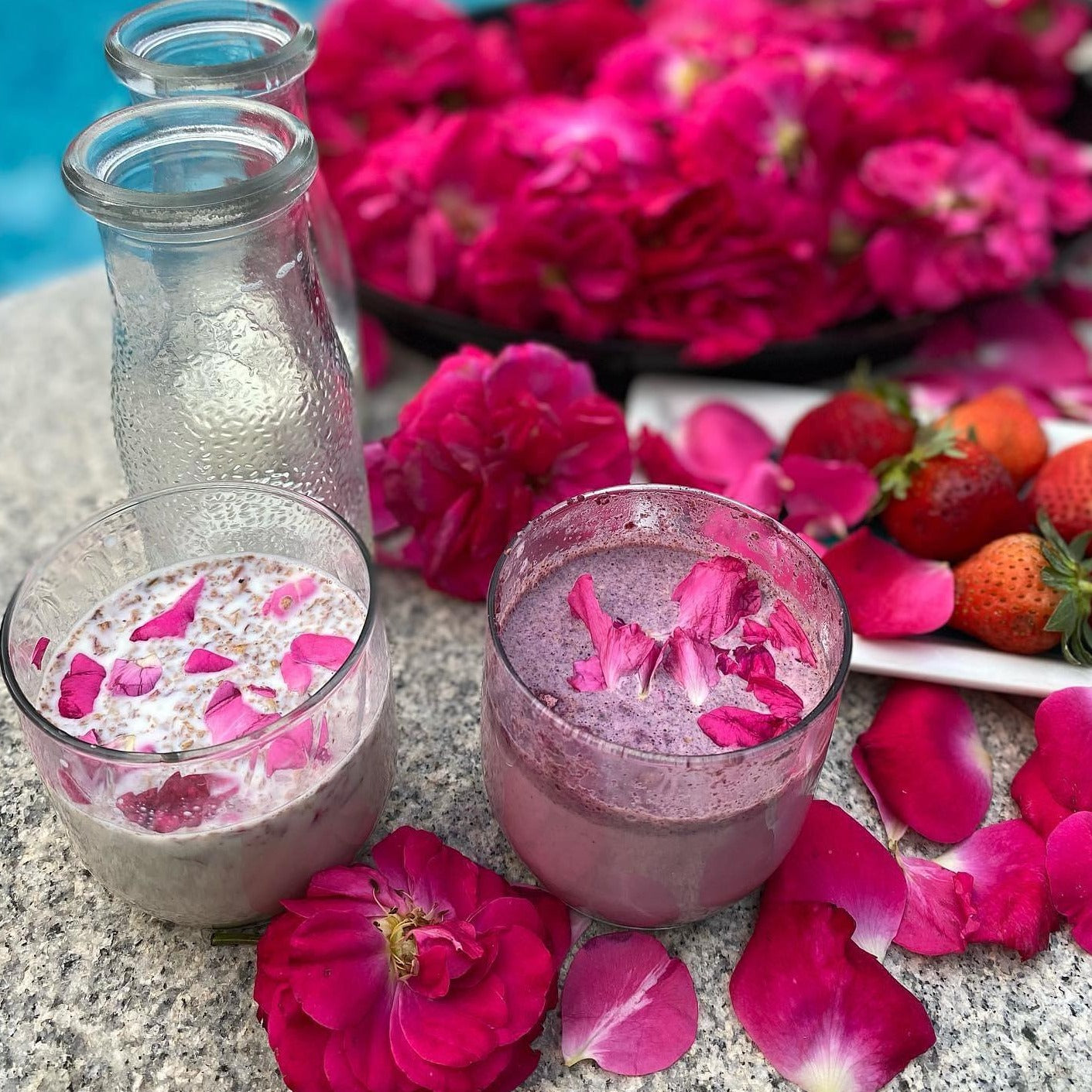 Pure Rose Milk Powder - 100 gms