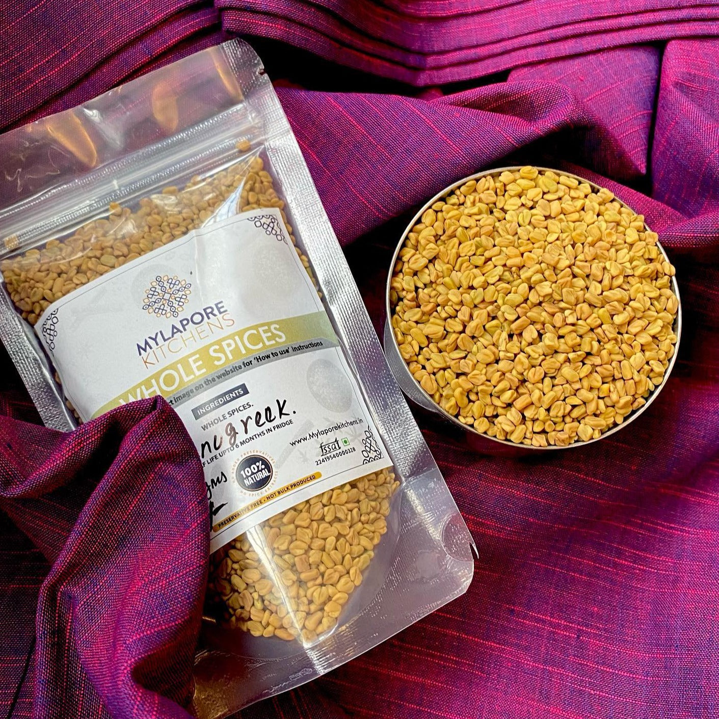 Methi / Fenugreek / Vendhayam - 150 gms