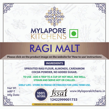 Ragi ( Finger Millet) Chocolate Malt - 130 gms