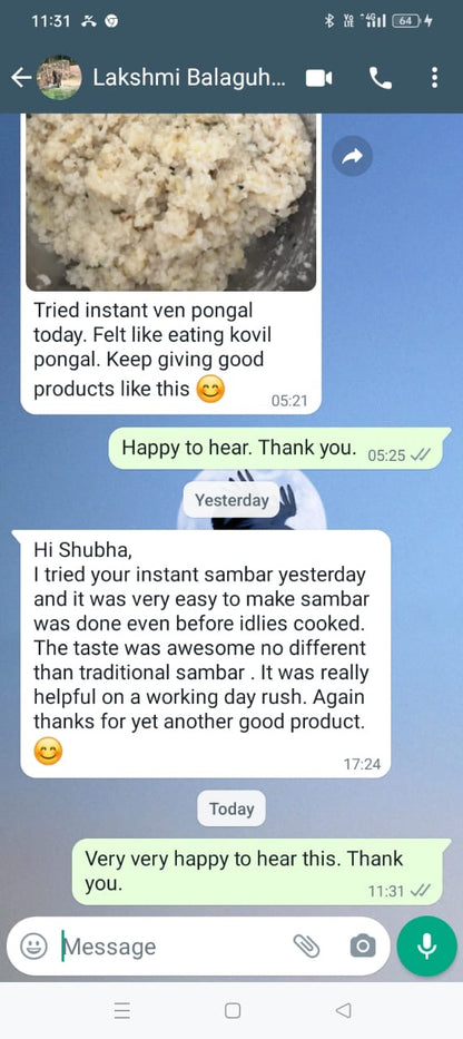 Instant Sambar - 120 gms