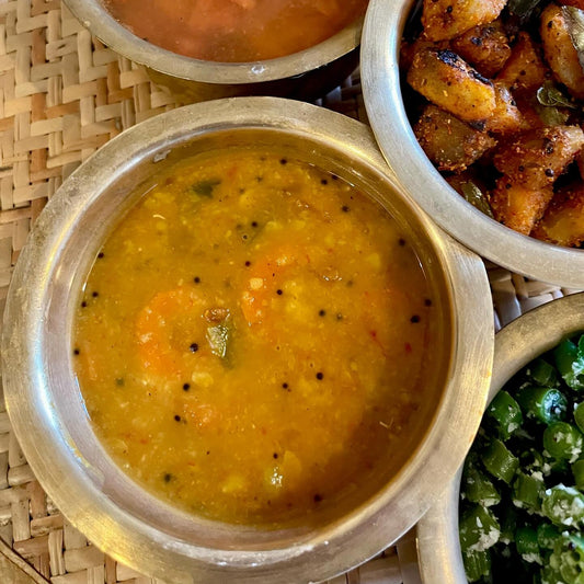 Arachuvitta sambar podi - 100 sms - Palakkad Style with more coconut