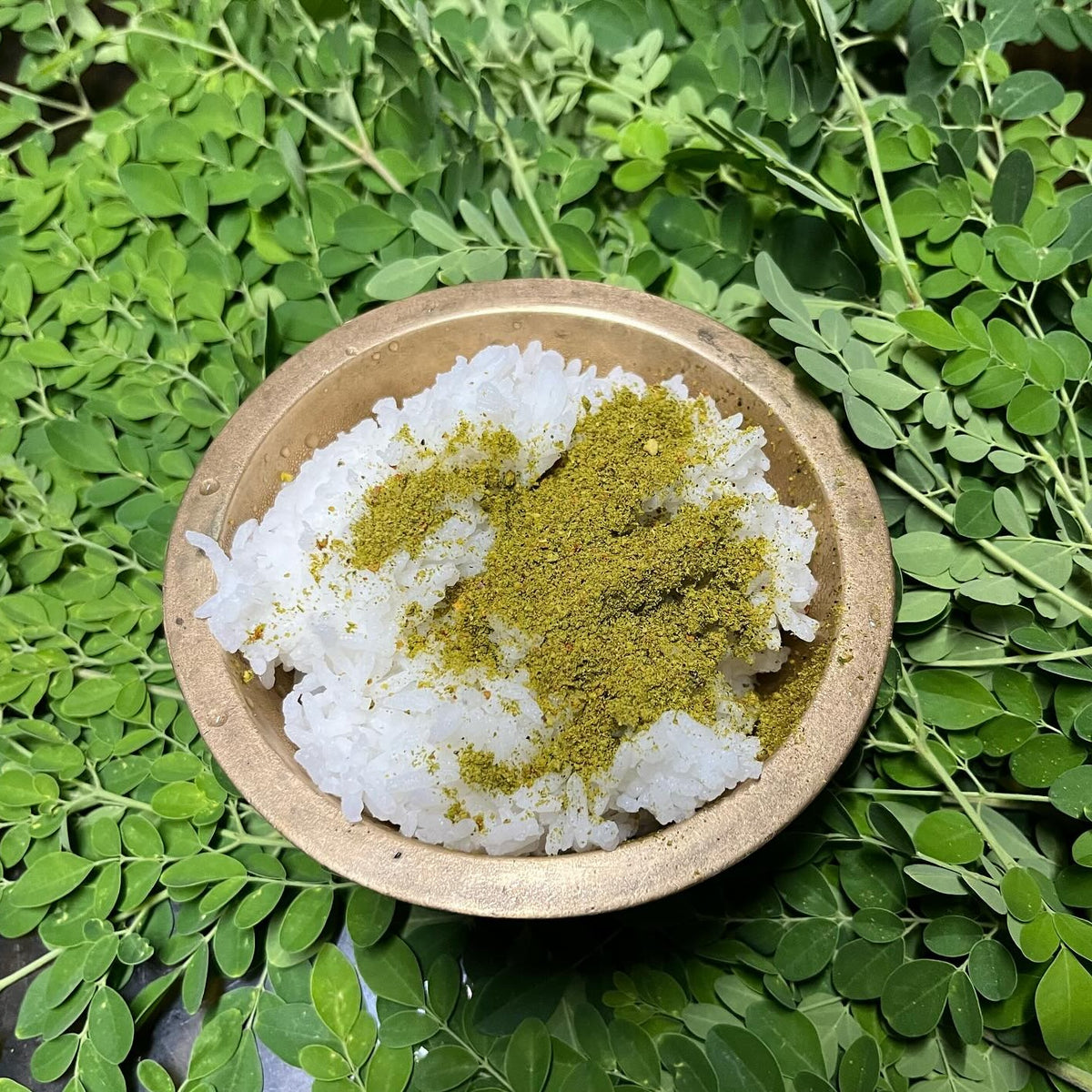 Moringa Leaves Powder for Rice, Idli, Dosa - Without Garlic - 130 gms ...