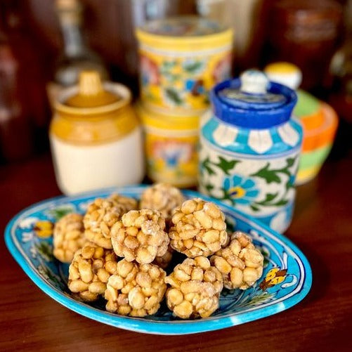 Kadalai Urundai with Jaggery (no white sugar or glucose ) - Peanut balls - 250 gms - READY TO SHIP