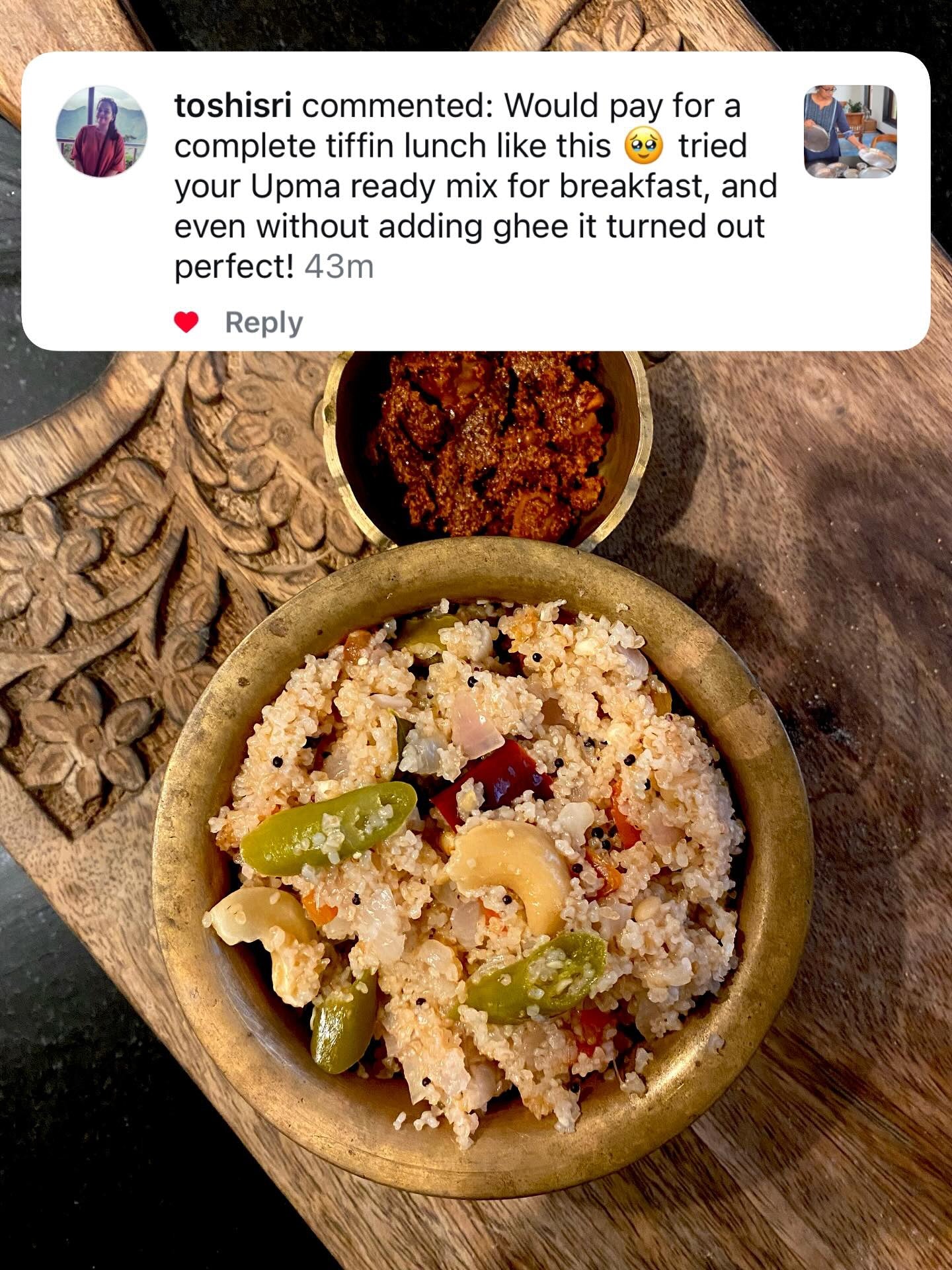 Instant Rava Upma Mix ( Sooji Upma) - 250 gms