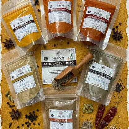 Basic Spices Combo Pack  - 300 gms
