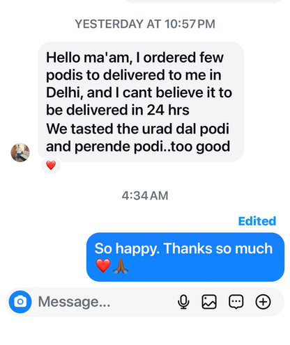 Black Urad Dal Idli Podi with jaggery - 150 gms