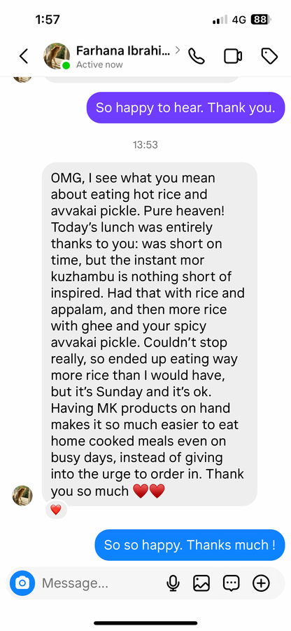 Avakkai Pickle - Spicy - 350 gms