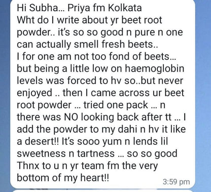 Beetroot powder - 100 gms no