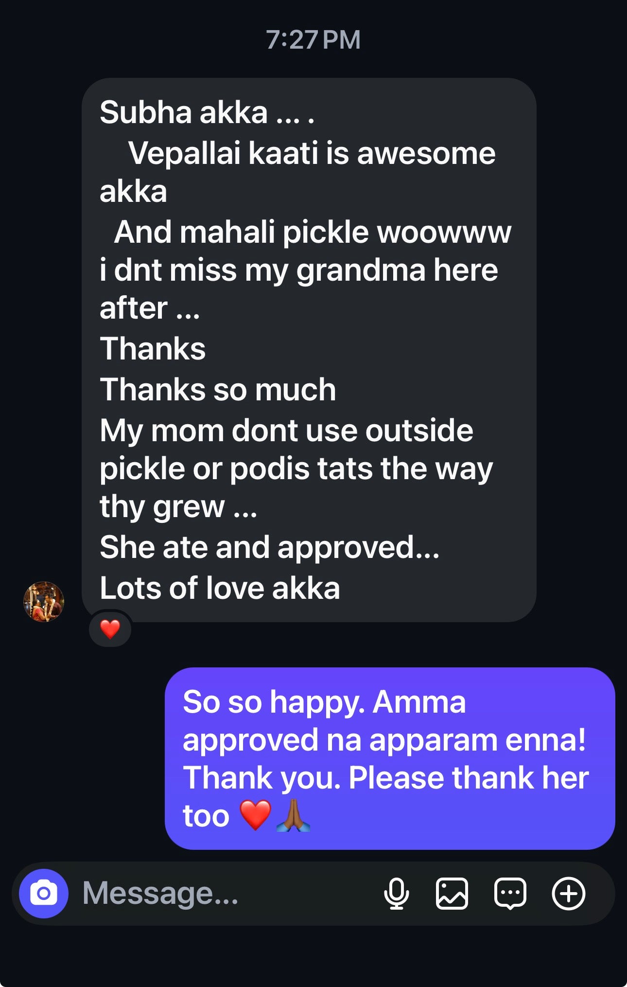 Mahali / Maahani Pickle - 300 gms