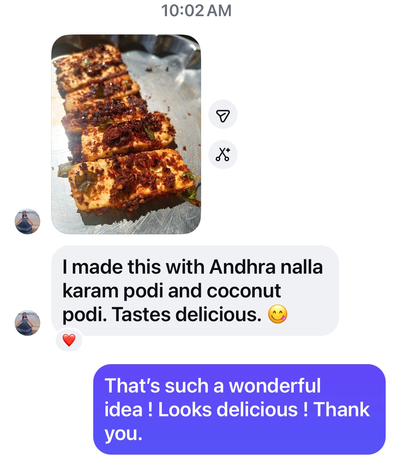 Andhra Nalla Kaaram Podi (contains garlic) - Spicy - 100 gms
