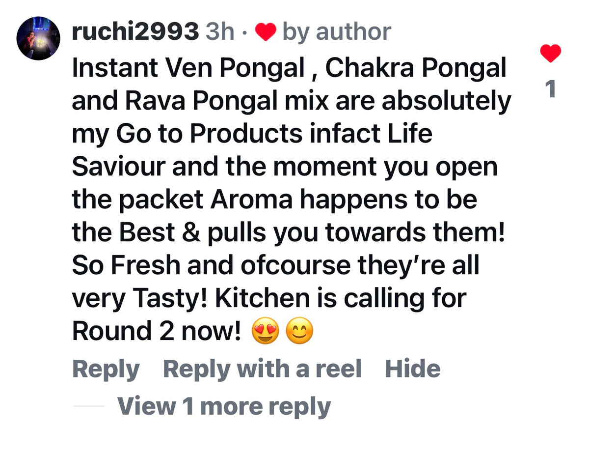 Instant Ven Pongal Mix - 250 gms