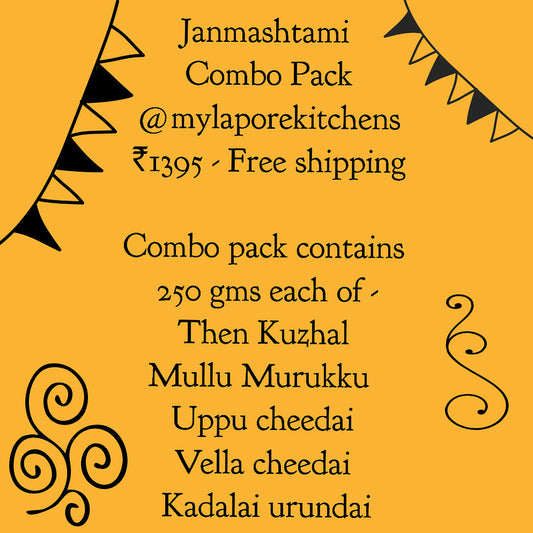 Janmashtami Combo Packs -  pre order - free shipping