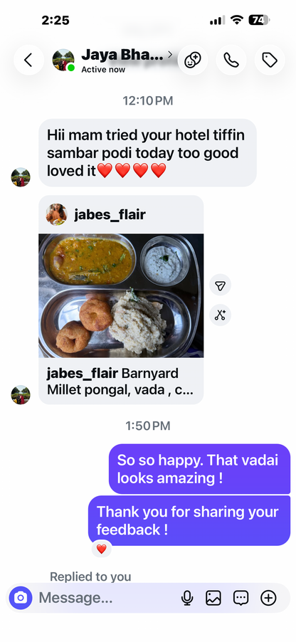 Hotel / Tiffin Sambar Podi - 200gms