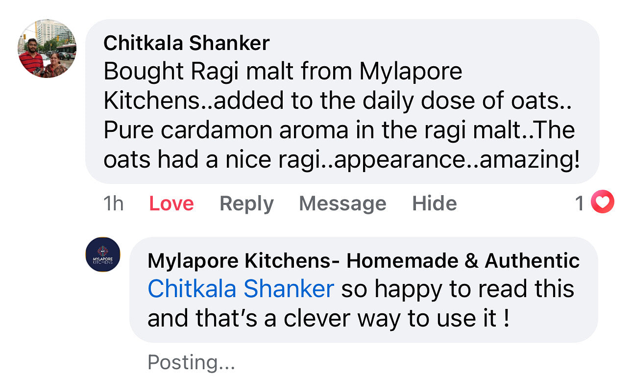 Ragi ( Finger Millet) Chocolate Malt - 100 gms