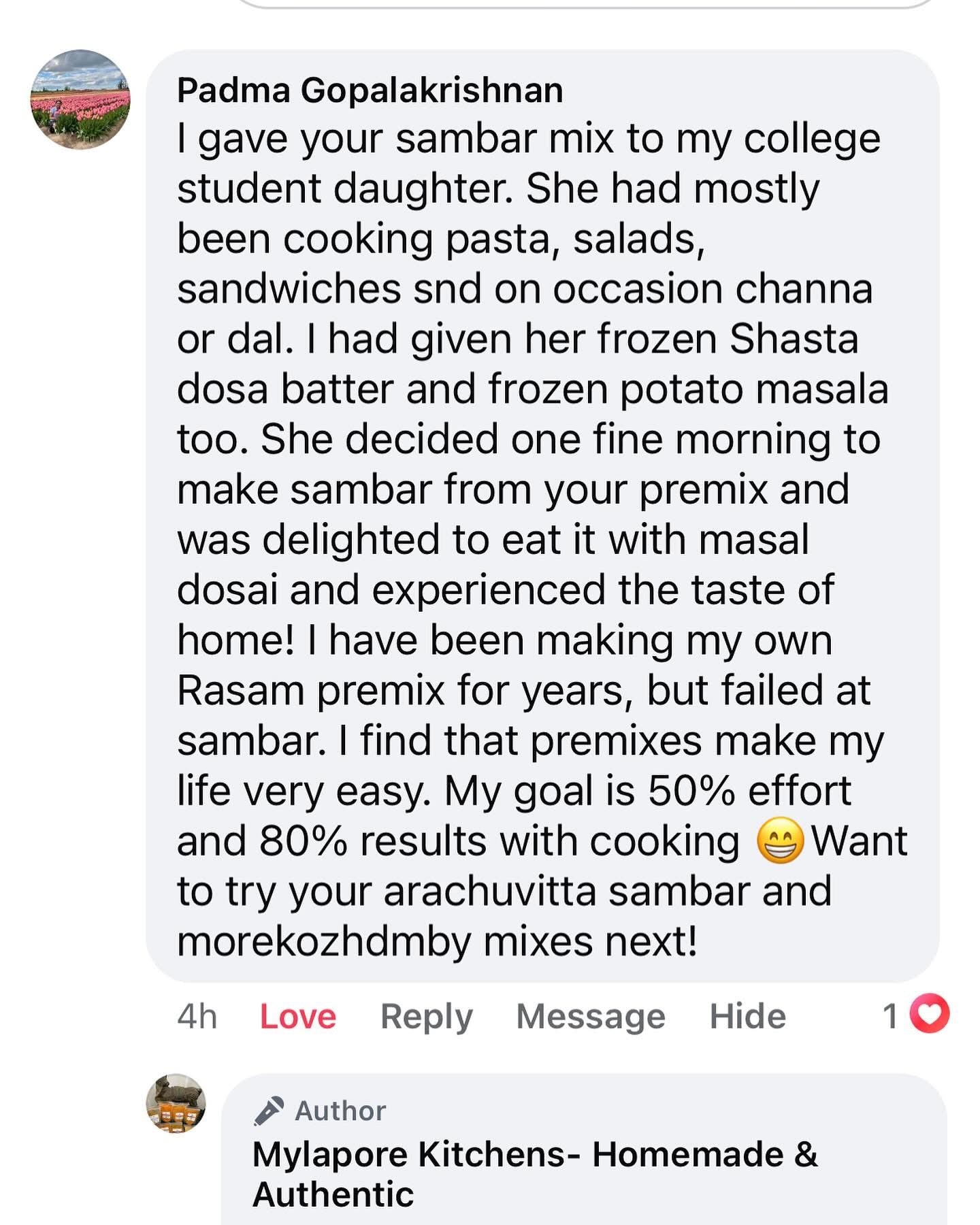 Instant Sambar - 120 gms