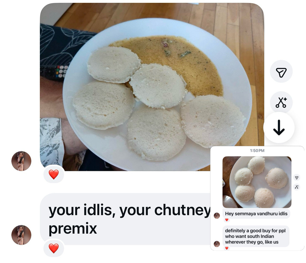 Idli premix - 250 gms