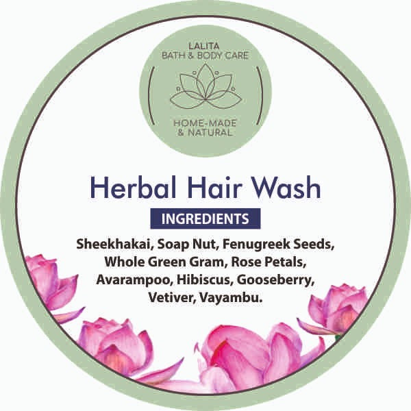 Herbal Hair wash powder - 100 gms - a blend of 10 herbs