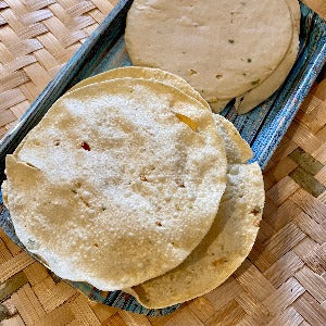 Urad dal appalam with garlic and green chillies  - 250 gms