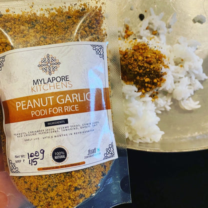 Peanut Garlic Podi for Rice - 150 gms