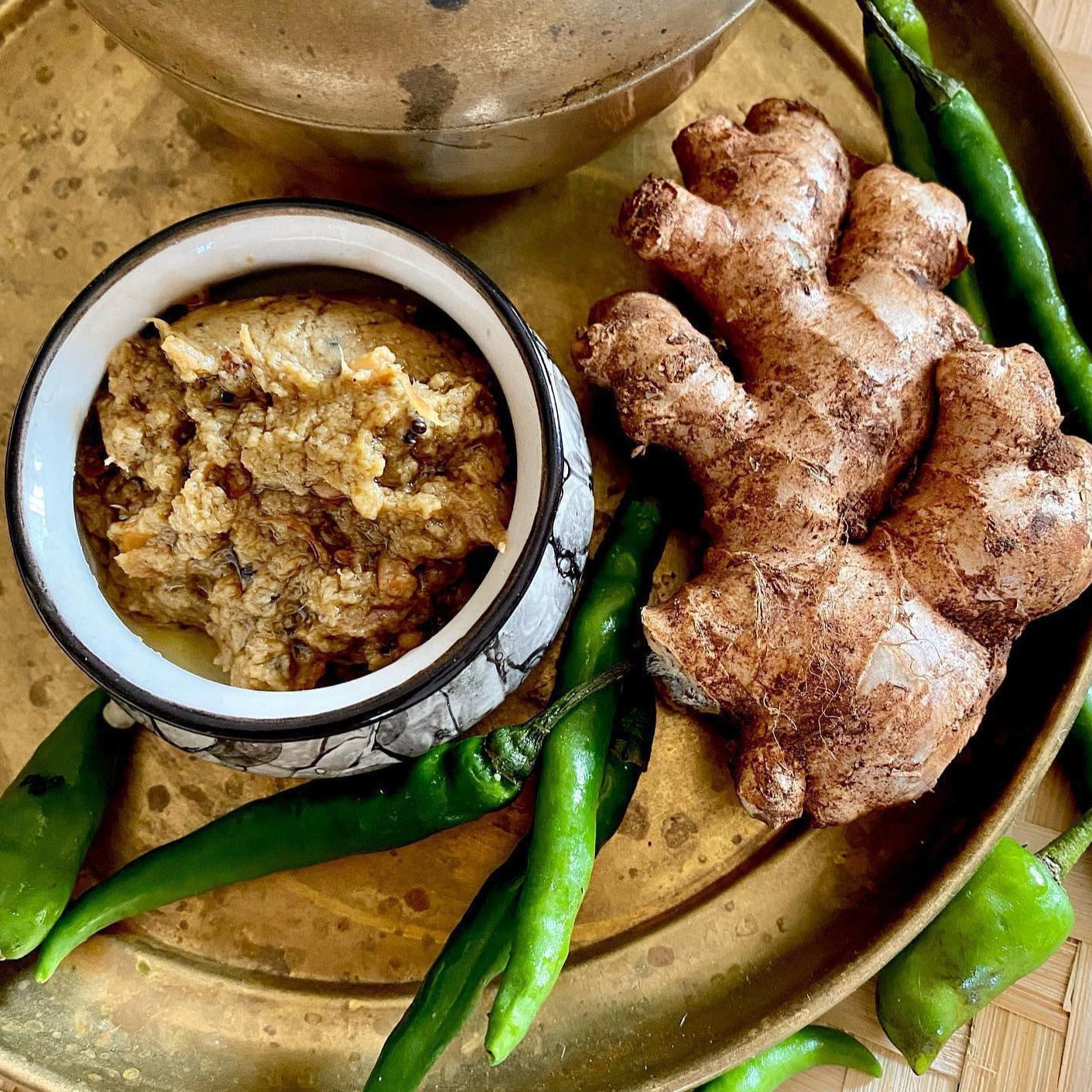 Ginger and Green chilli Thokku - 200 gms