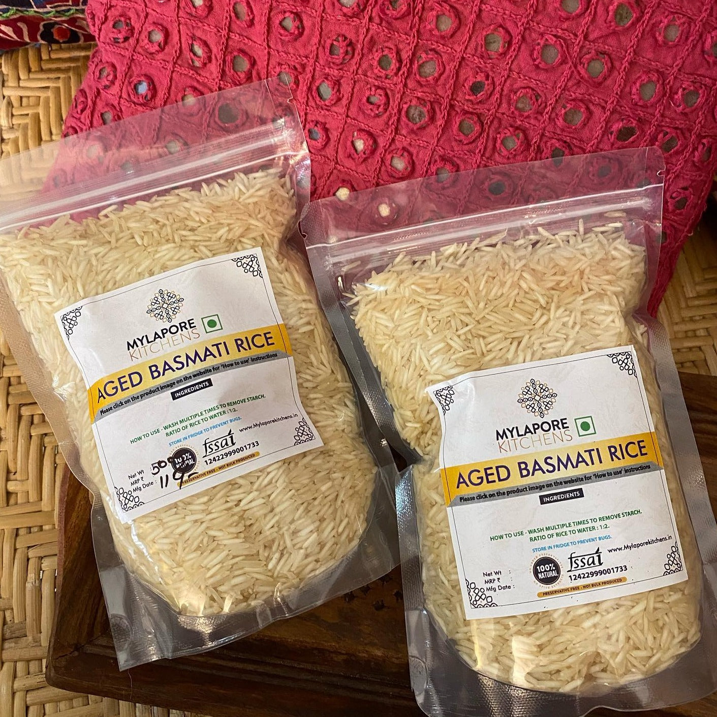 Aged Basmati Rice - 500 gms