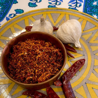 Andhra Nalla Kaaram Podi (contains garlic) - Spicy - 100 gms