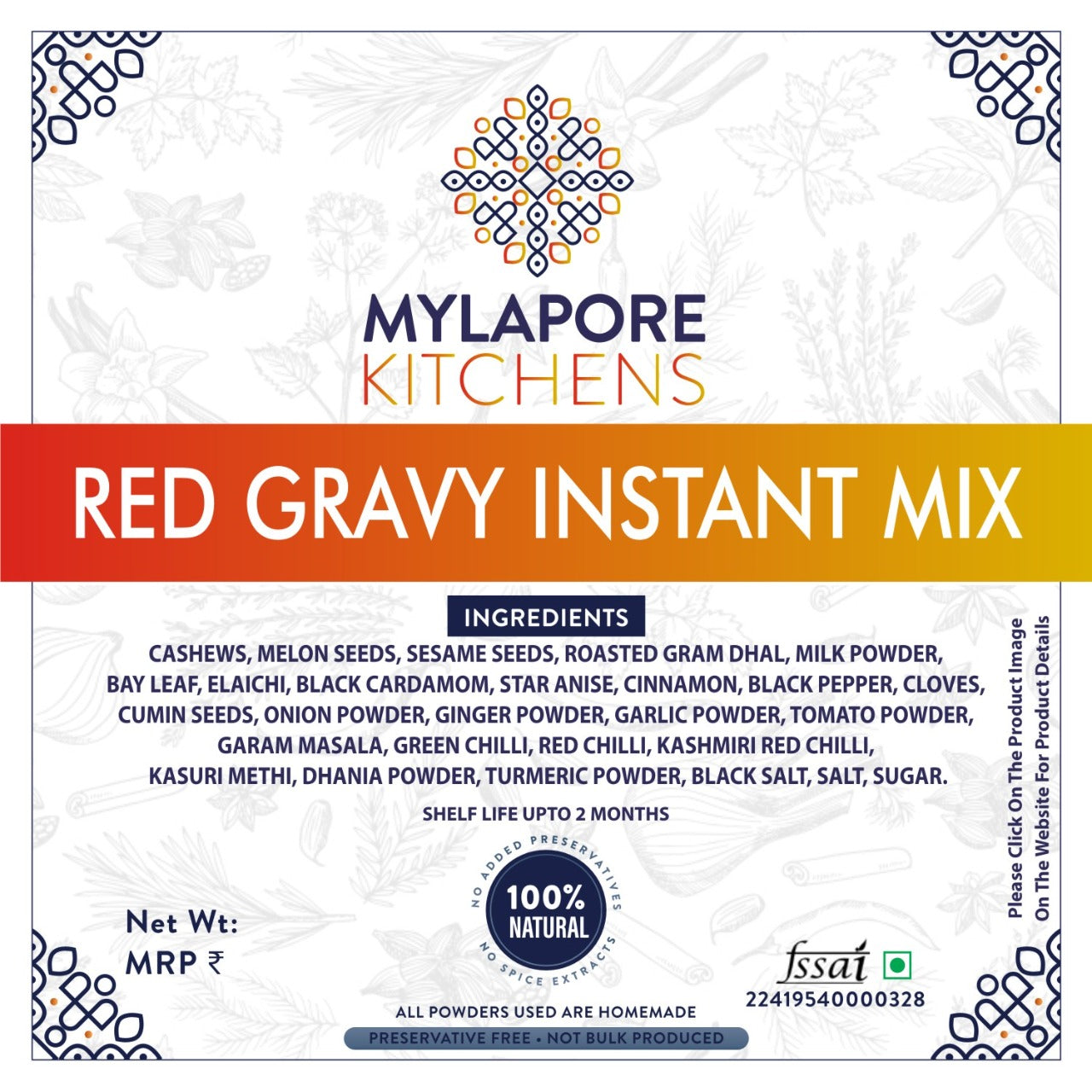 Instant Red Gravy Premix - 100 gms